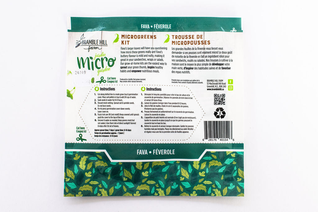 Micro Garden Microgreens Kit - Fava