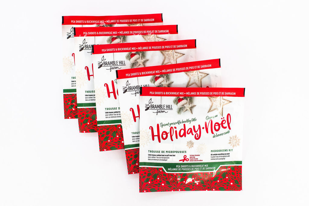 Bulk Box 15 Micro Garden Microgreens Kits - Holiday Mix