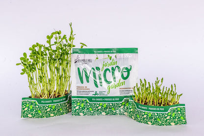 3 Pack - Micro Garden Microgreens Kits - Radish, Broccoli, & Pea Shoots