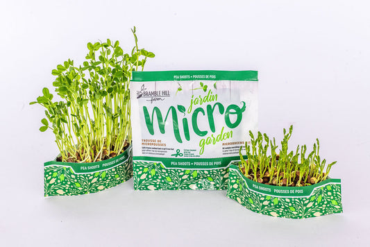 Micro Garden Microgreens Kit Bundle - Pea Shoots, Cat Grass & Fava