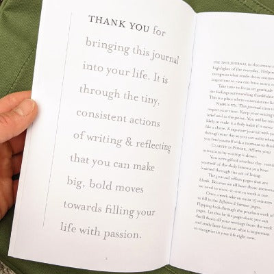 Bramble Hill Farm intentions journal